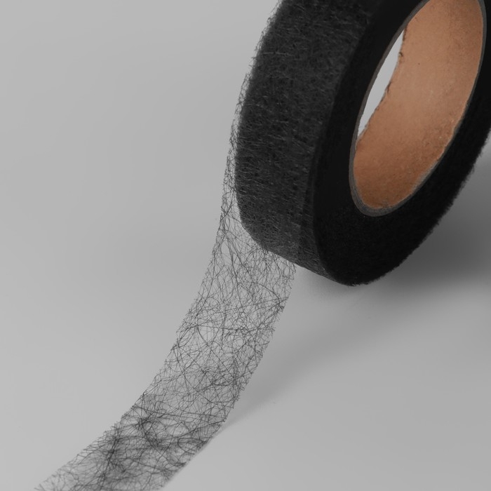 Паутинка клеевая, 15 мм, 15 &plusmn; 1 м, цвет чёрный