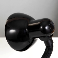 Лампа настольная Е27, с выкл. на зажиме (220В) черная (108В) RISALUX