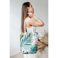 Сумка женская пляжная "Растение", 35х40 см