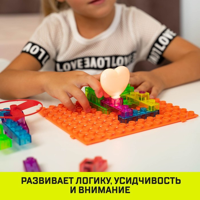 Конструктор блочный-электронный &laquo;В мире электроники&raquo;, 59 схем, 19 деталей