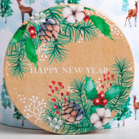 Набор подарочных коробок 5 в 1 &laquo;Европейский&raquo;, 13 х 14‒19.5 х 22 см, Новый год