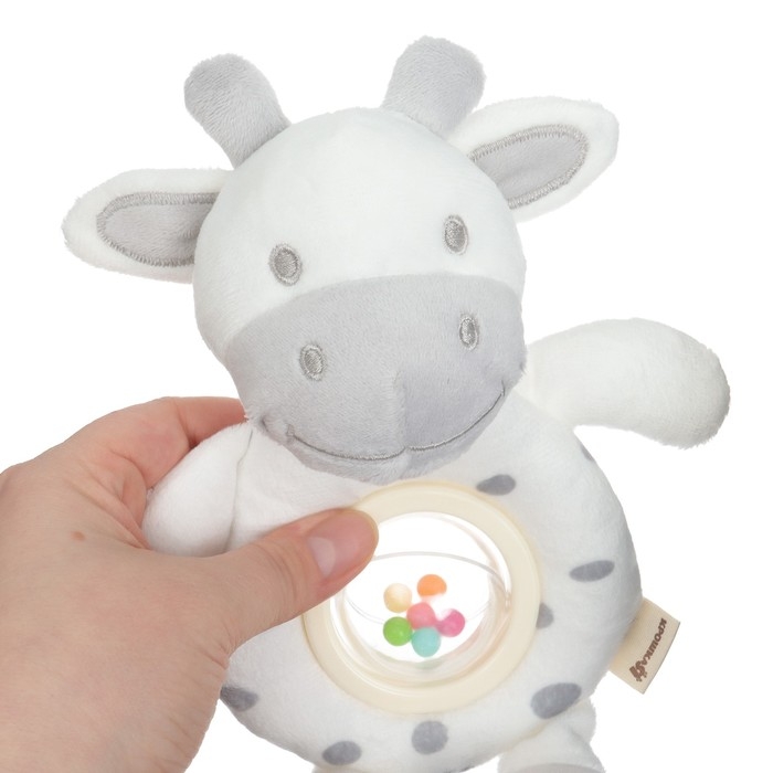 Игрушка-погремушка мягкая &laquo;Коровка&raquo;, Крошка Я