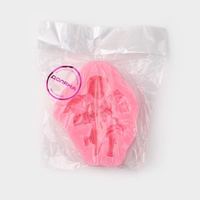 Молд Доляна &laquo;Ангел с гармошкой&raquo;, силикон, 9&times;7,4&times;2 см, цвет МИКС