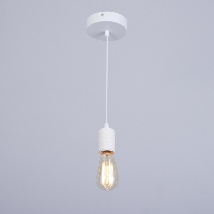 Светильник "Скин" Е27 40Вт белый 10х10х16-60см