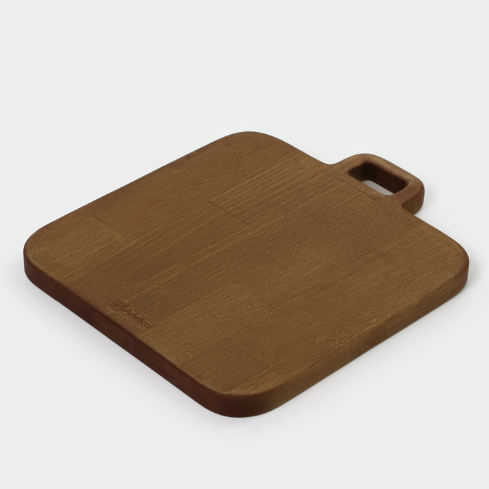 Доска для подачи &laquo;Авторская&raquo;, с ручкой, 24&times;28&times;1,8 см, берёза