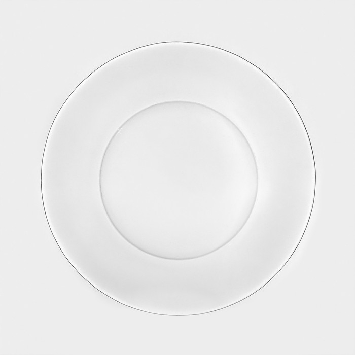 Тарелка плоская стеклянная &laquo;Симпатия&raquo;, d=25 см