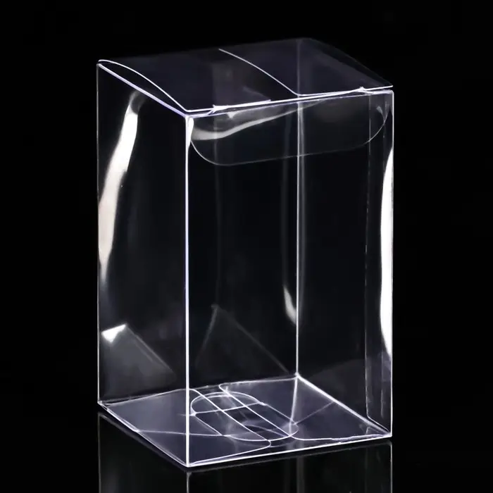 Складная прозрачная коробка из PVC, для упаковки подарков, 5&times;5&times;8 см