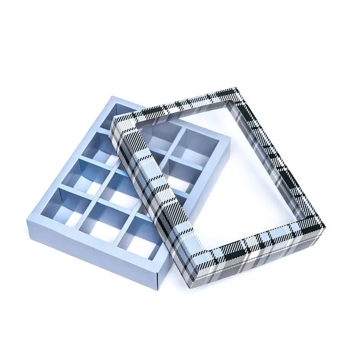 Коробка для 12 конфет, &laquo;Мужской&raquo; 19&times;15&times;3.6 см