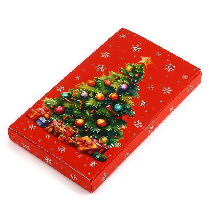 Коробка для шоколада с местом для денег &laquo;Ёлочка&raquo;, 20 х 2 х 12 см