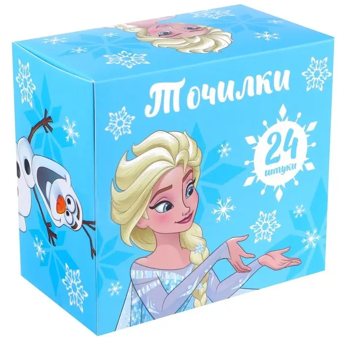 Точилка пластиковая прямоугольная, &laquo;Холодное сердце&raquo;