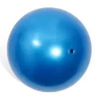 Мяч для художественной гимнастики  FIG Металлик, диаметр 15см, цвет синий