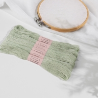 Набор ниток мулине №3064, 8 &plusmn; 1 м, 6 шт, цвет зеленовато-серый