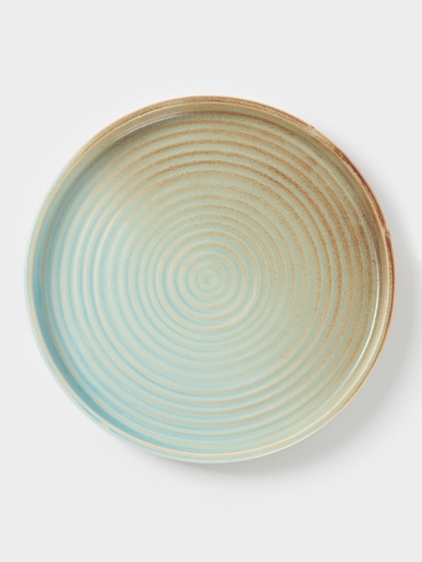 Тарелка десертная "Sand Ripples" Magistro 20см, 20,5х2,5 цвет желтый, голубой, коричневый