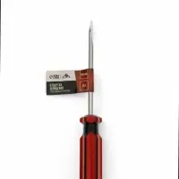 Отвертка шлицевая ЛОМ, пластиковая рукоятка, SL6&times;100 мм