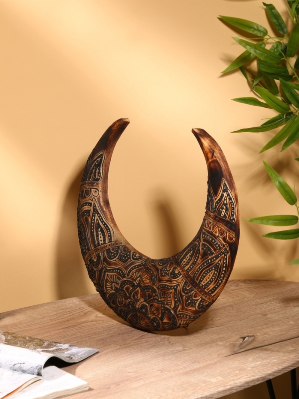 Декор интерьерный "Рога" дерево 40х6х40 см