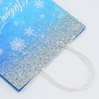 Пакет бумажный подарочный новогодний крафт &laquo;Волшебство&raquo; 18&times;8&times;25 см