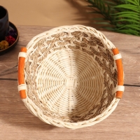 Корзина плетеная 23x22x11 см, ротанг