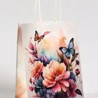 Пакет подарочный крафт &laquo;Вдохновение&raquo;, 21&times;11&times;27 см