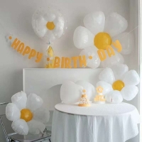 Шар фольгированный 46" &laquo;Ромашка белая&raquo;