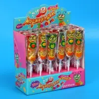 Мармелад фигурный на палочке &laquo;Мармеладсы Зоопарк: гусеница&raquo;, ассорти, 14 г