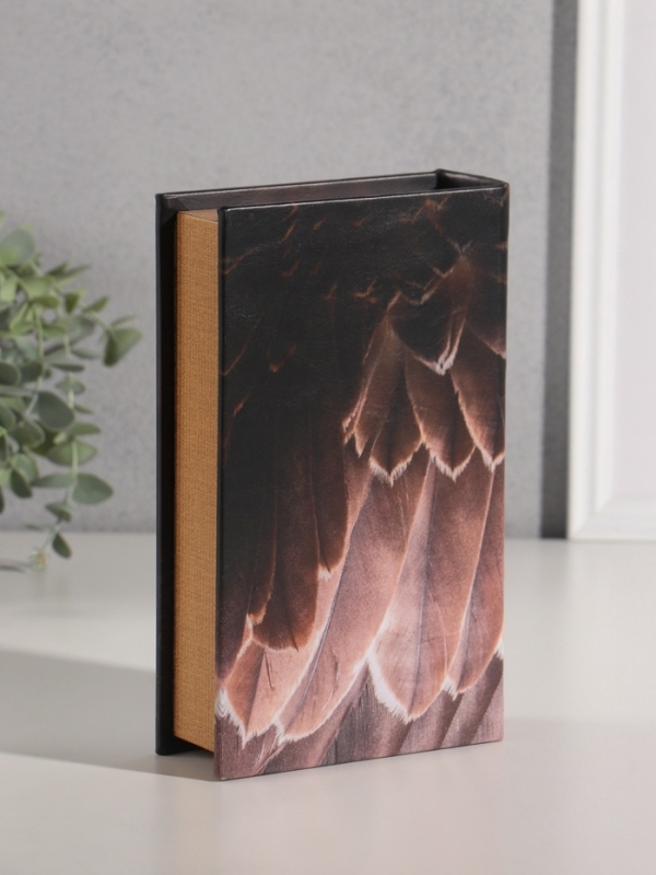 Сейф-книга дерево кожзам "Птицы. Орёл" 21х13х5 см