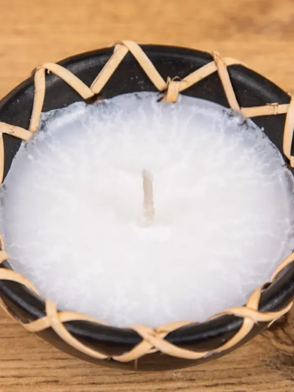 Свеча в керамической чаше, 9х9х5 см