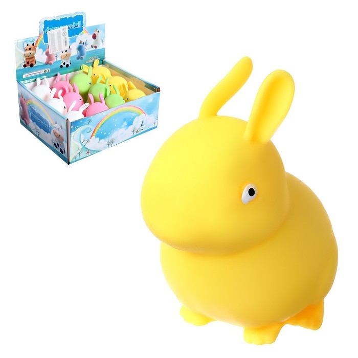 Мялка &laquo;Зайка&raquo; с пастой, цвета МИКС