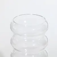 Ваза стекло настольная "Ширли" 24х10х10 см, прозрачный