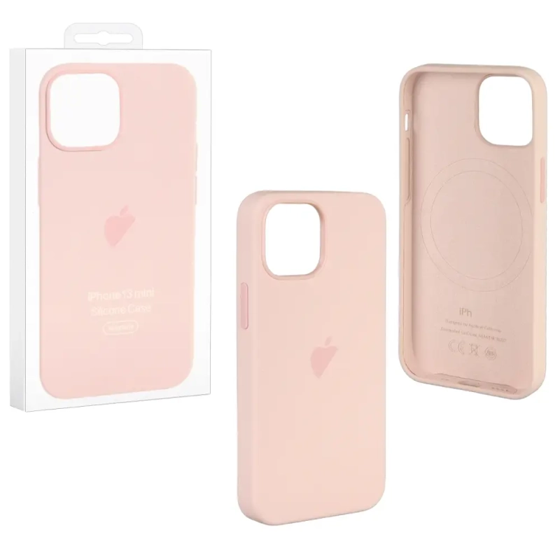 Чехол iPh 13 Mini Silicon Case 100% ORG Ghalk Pink