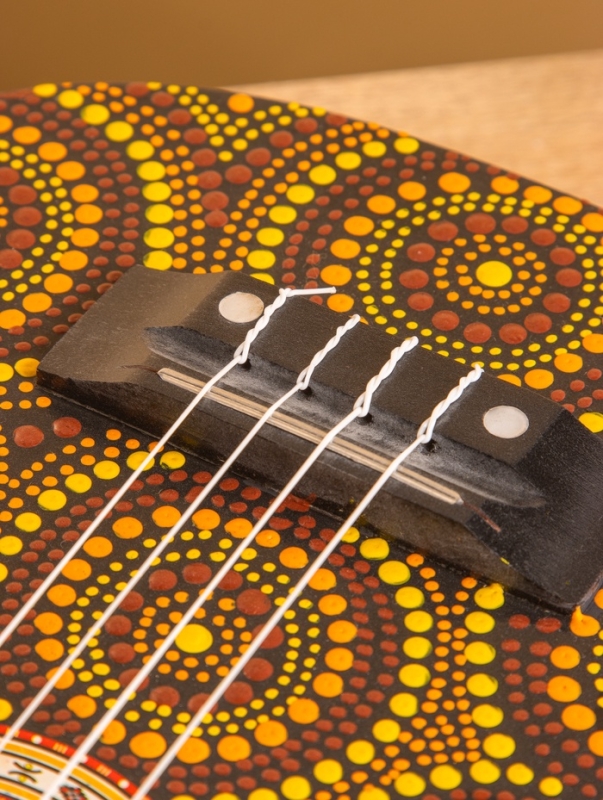 Сувенирный музыкальный инструмент Укулеле &laquo;Туземец&raquo;, 55 см, махагон, дерево