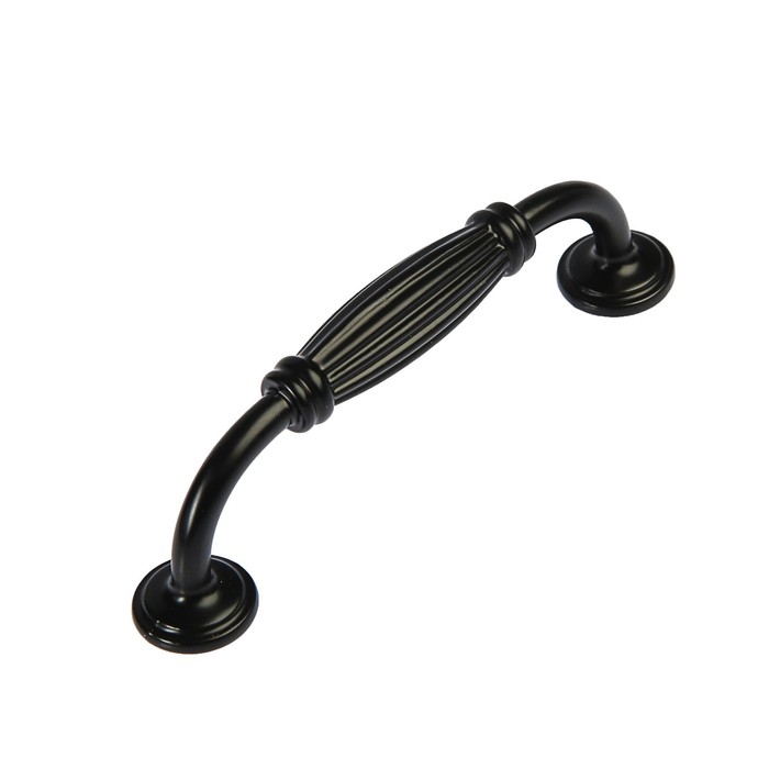 Ручка-скоба ТУНДРА PC176BL, м/о 96 мм, цвет чёрный, 4 шт TMP