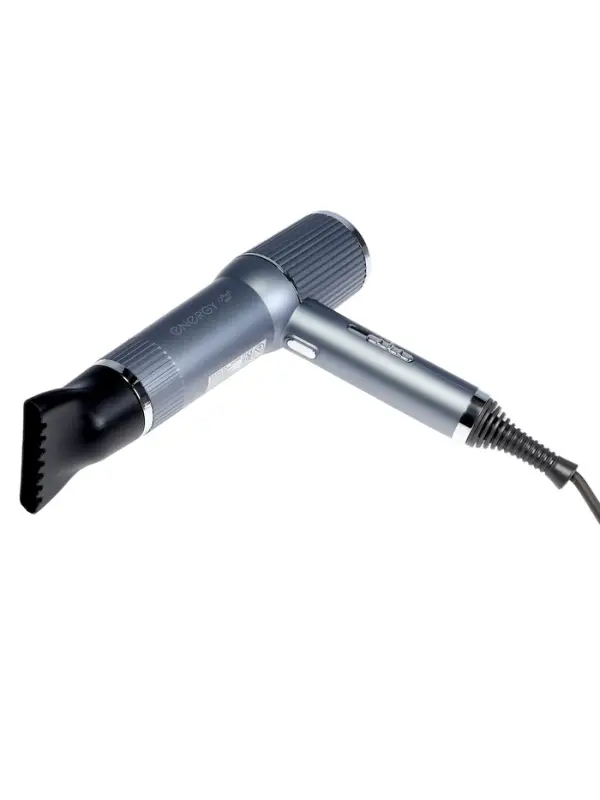 Фен Energy EN-885, 1600 Вт, 2 скорости, 3 температурных режима, ионизация, серый
