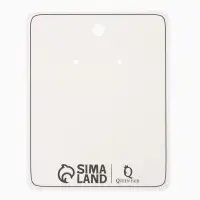 Серьги "Кристалл" круг, цвет прозрачно-белый