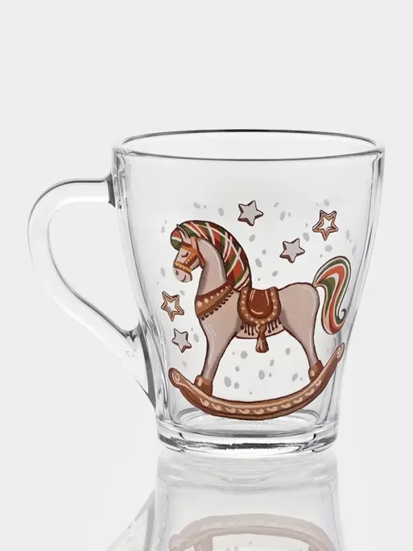 Кружка "Грация" "Новогодние игрушки" 250 мл