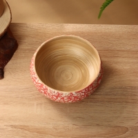 Ваза 15х15х6 см, бамбук