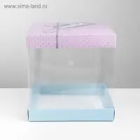 Коробка для торта, кондитерская упаковка, Have a nice day, 30 х 30 см