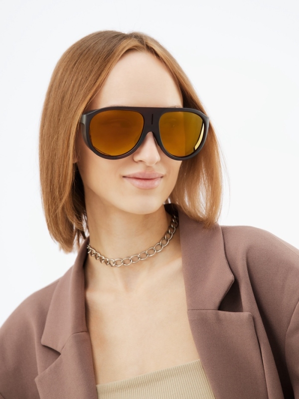 Очки солнцезащитные, uv 400, дужка 14.2 см, ширина линзы 6.2 см