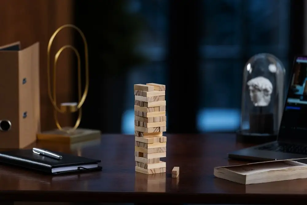 Игра &laquo;Деревянная башня мини&raquo;, неокрашенная