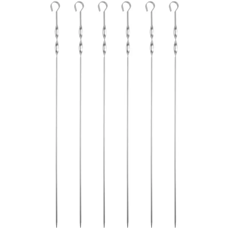 Набор шампуров в чехле Long Bower, серый