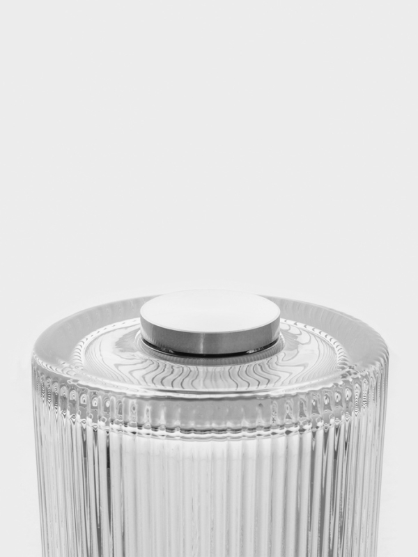 Стакан на вращающейся подставке "Тор" грани 250 мл, 8,5х10 см