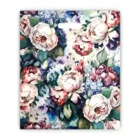 Пакет &laquo;Кремовые цветы&raquo;, полиэтиленовый с вырубной ручкой, 38&times;45 см, 60 мкм