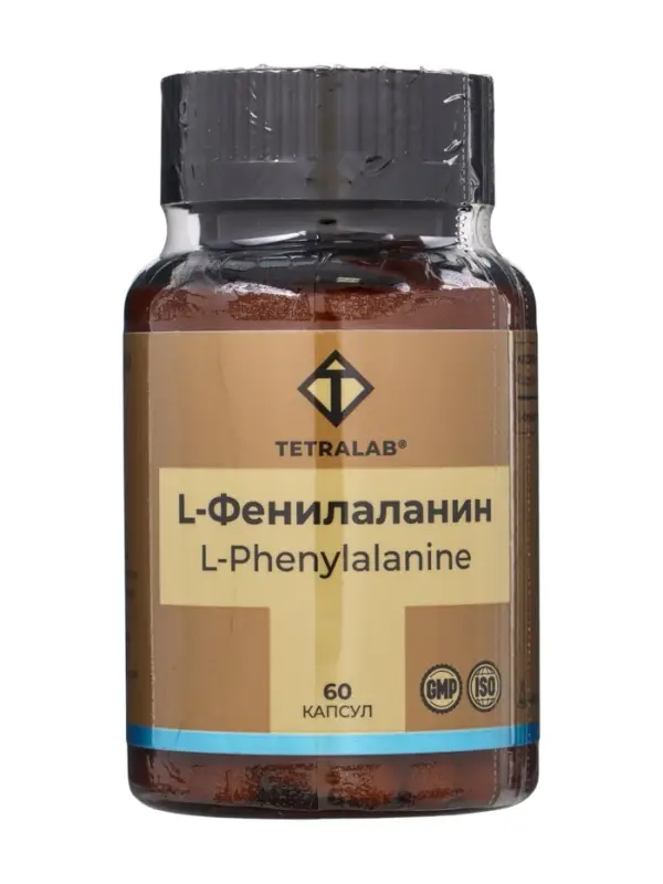 L-Фенилаланин TETRALAB, 500 мг, капс. №60