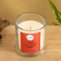 Свеча с кристаллом внутри Sea and Summer "Jade orchid" орхидея, 120 гр