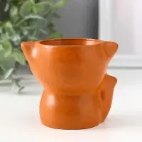 Подставка для мелочей "Лиса" 7х9х7 см, красная глина