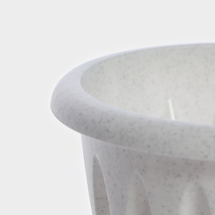 Горшок с поддоном &laquo;Фелиция&raquo;, 900 мл, цвет мраморный