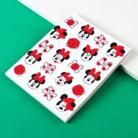 Тетрадь в клетку 48 листов, картонная обложка, блок №2, белизна 75% (серые листы), &laquo;Минни Маус&raquo;