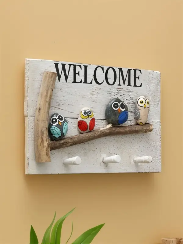 Вешалка WELCOME, 31&times;6.5&times;21 см, дерево албезия