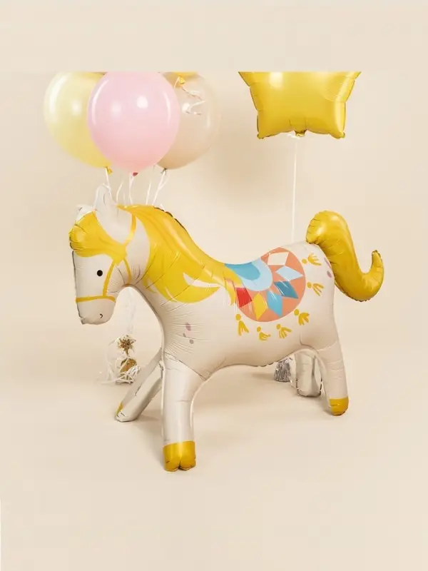 Воздушный шар фольгированный 3D 46" &laquo;Цирк. Любимая лошадка&raquo;, только под воздух