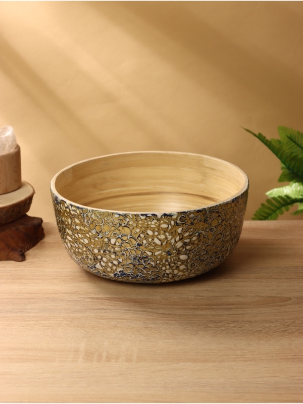 Салатник 25х25х11см, бамбук