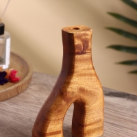 Ваза "Корень" дерево Джати, 12х3х18 см, цв. коричневый
